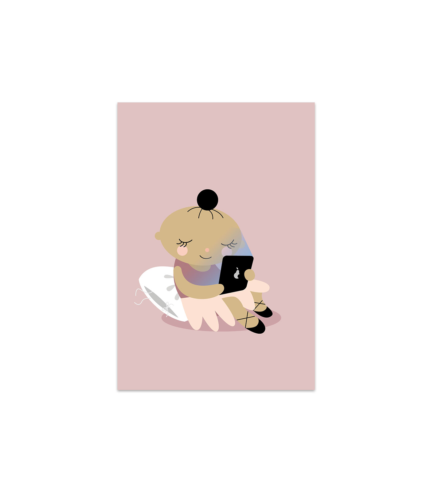 ballerina-skarmtid-rosa Ballerinan Stina har skärmtid