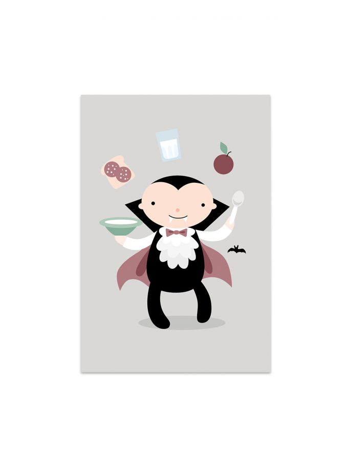 Valle Vampyr äter mat